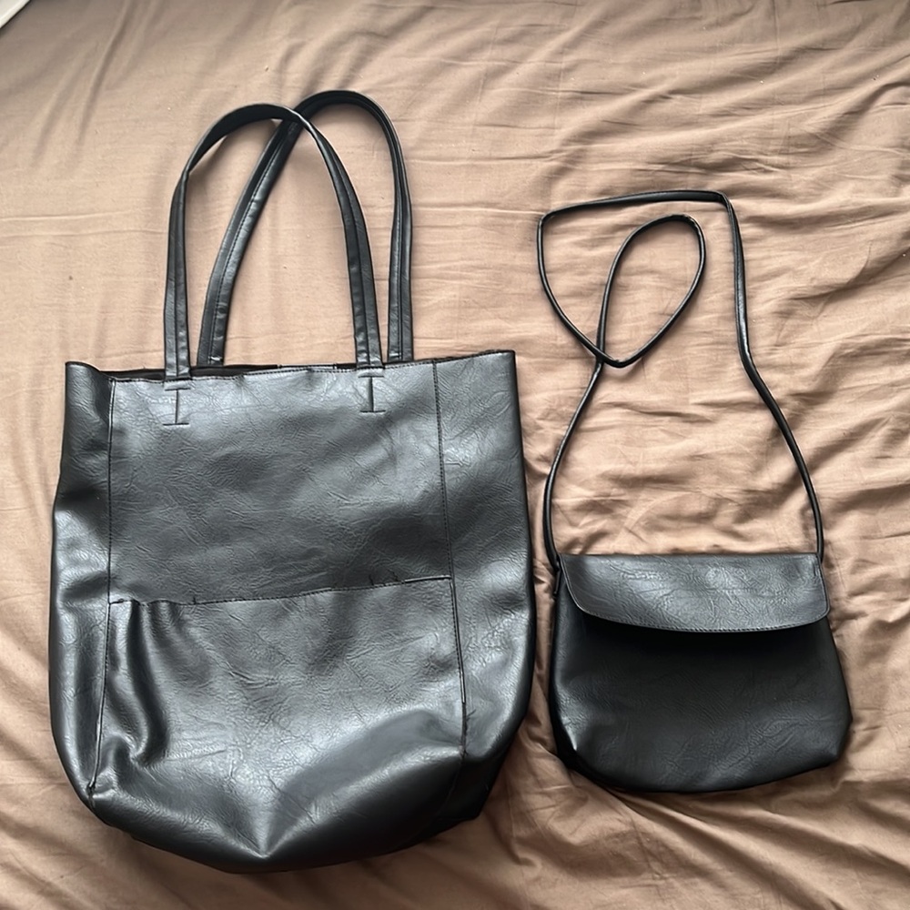 MIA & LUCA Pleather Bag Set